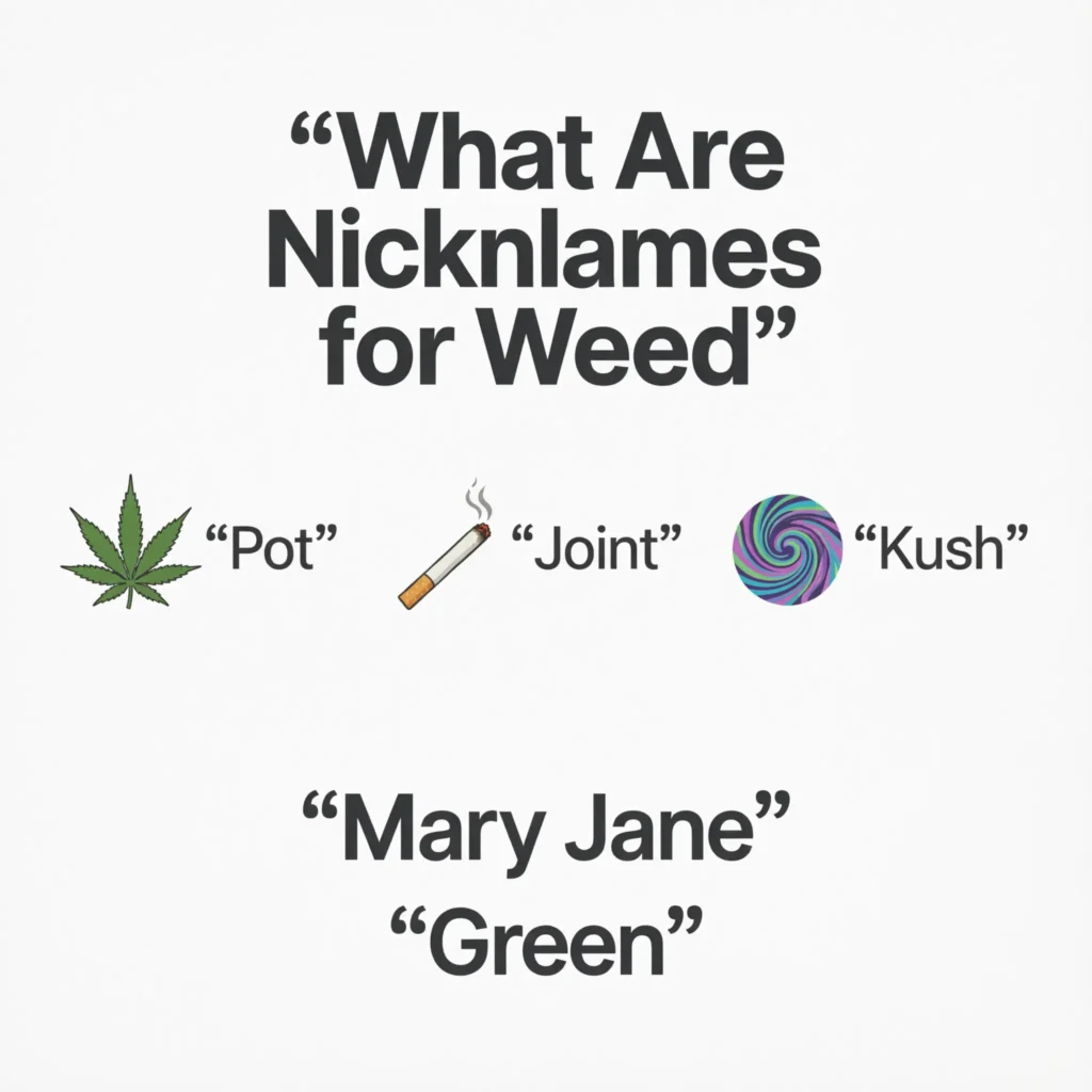 What Are Nicknames for Weed
