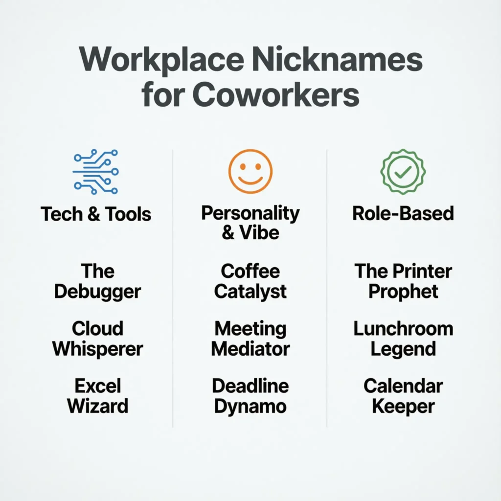 Workplace Nicknames for Coworkers