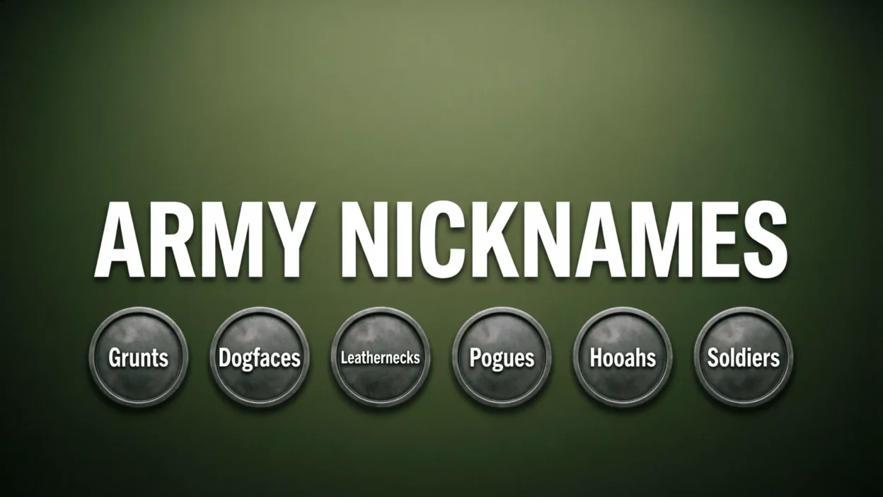 Army Nicknames