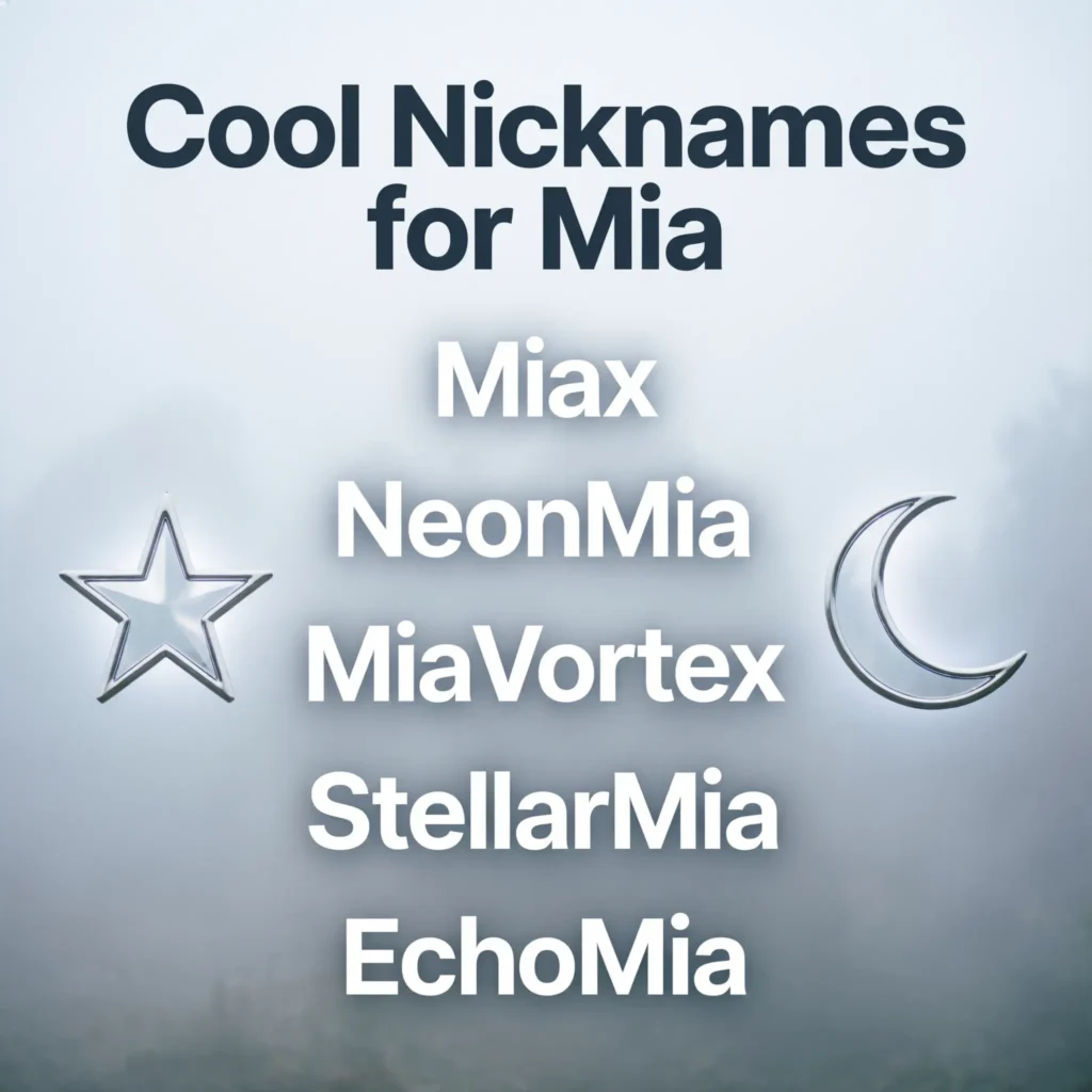 Cool Nicknames for Mia