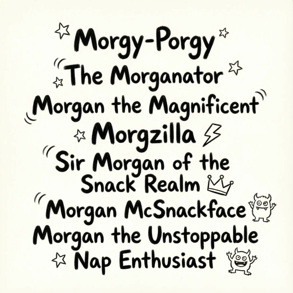 Funny Nicknames for Morgan