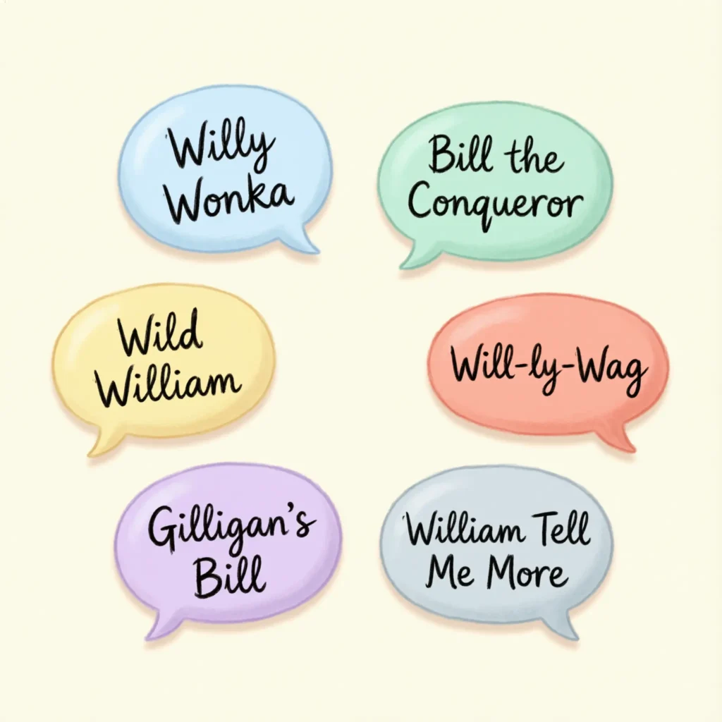 Funny William Nicknames