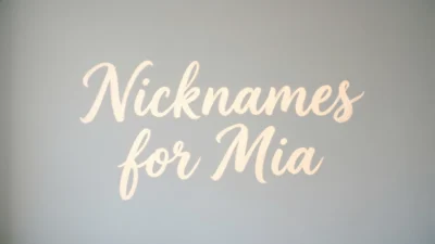 Nicknames for Mia