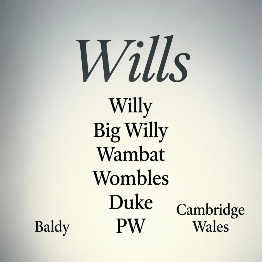 Prince William Nicknames