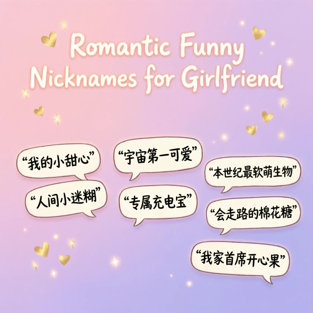 Romantic Funny Nicknames for Girlfriend