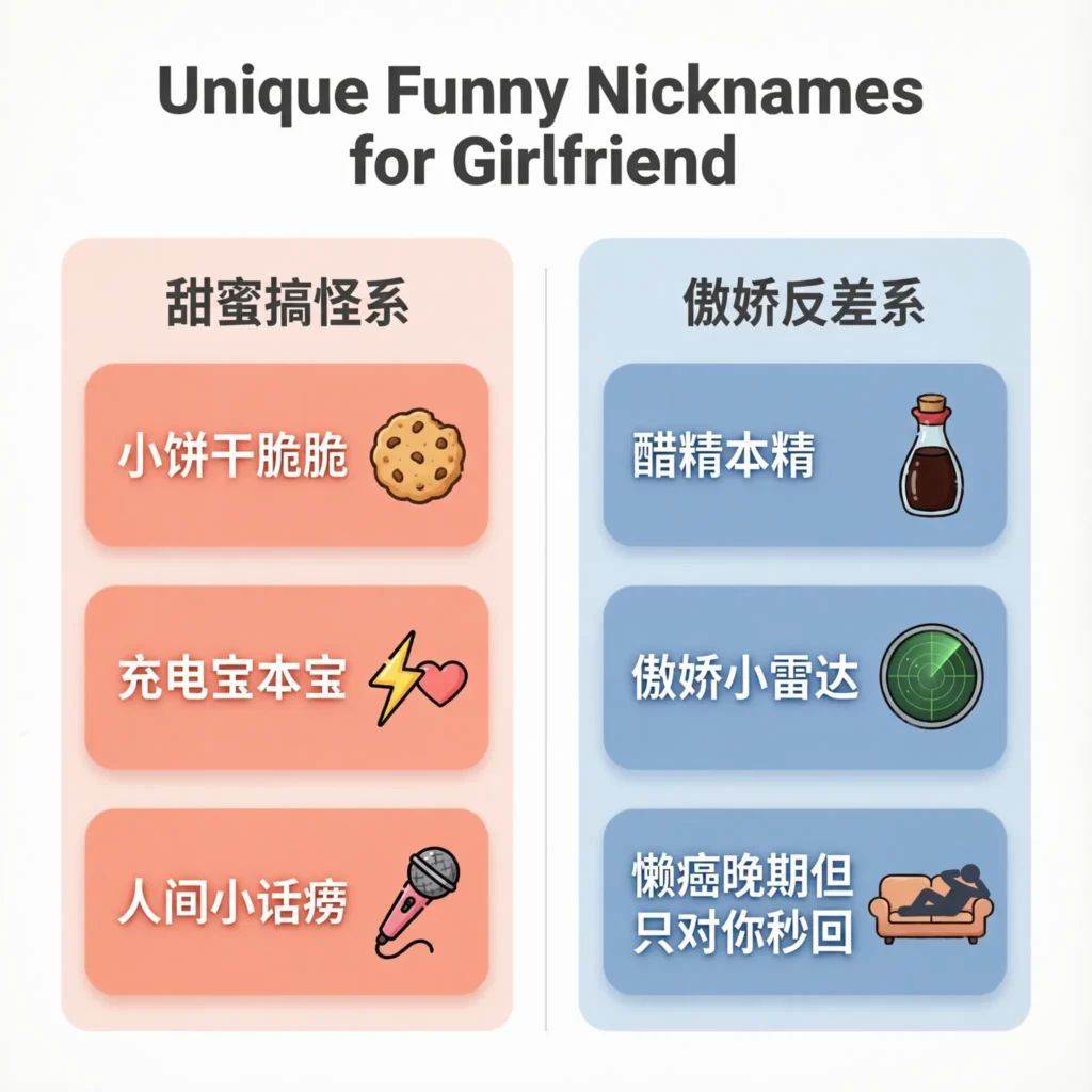 Unique Funny Nicknames for Girlfriend