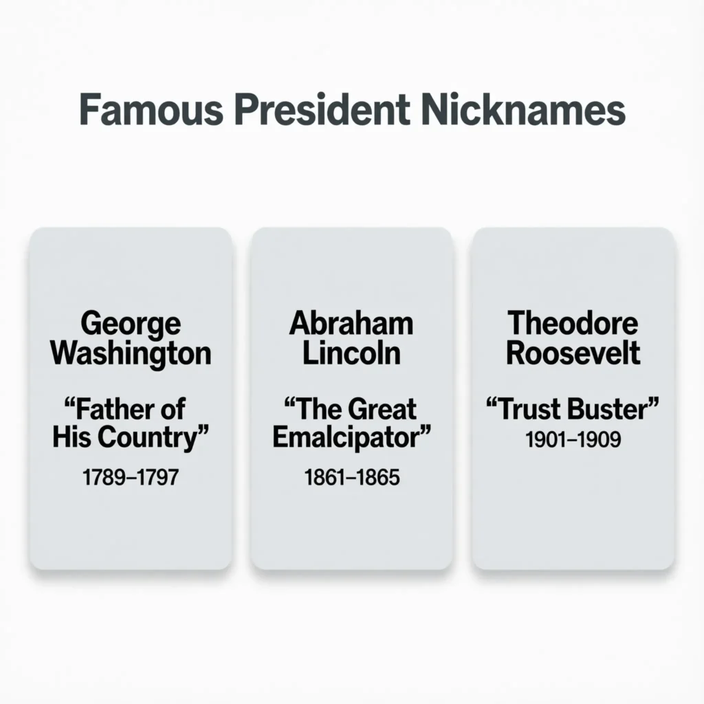 Famous President Nicknames